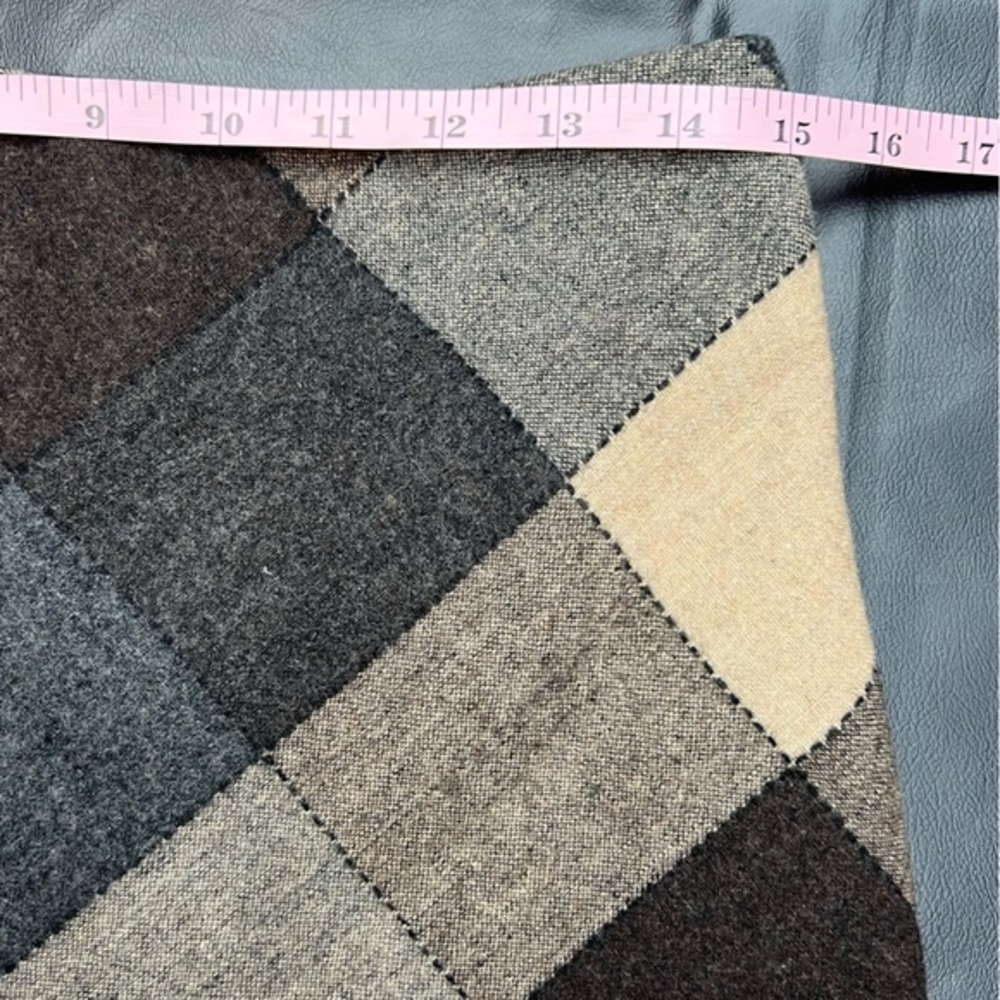 GAP Plaid Mini Skirt in Black, Brown & Cream - Picture 7 of 12